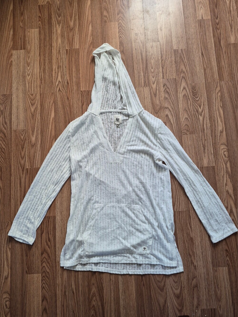 Billabong Women's White Hooded Shirt